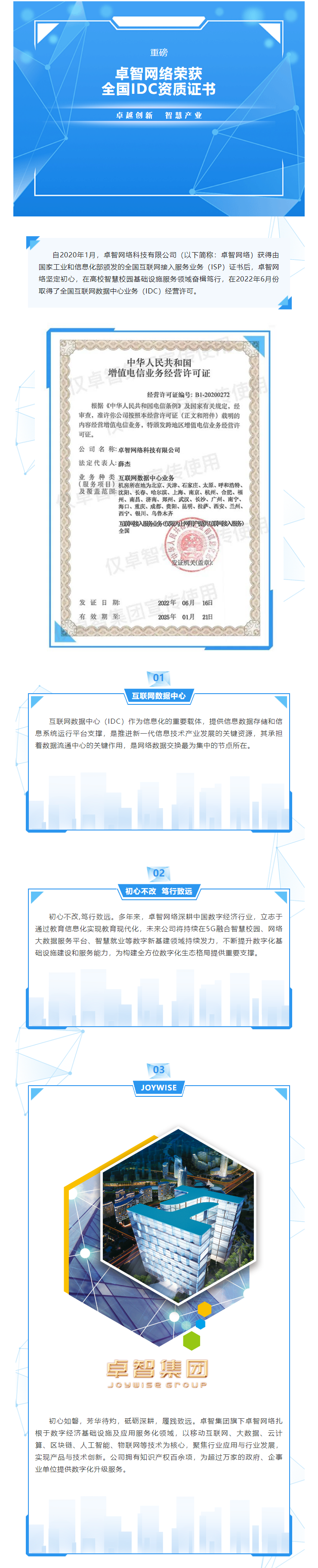 重磅！卓智網(wǎng)絡(luò)榮獲全國(guó)IDC資質(zhì)證書.png
